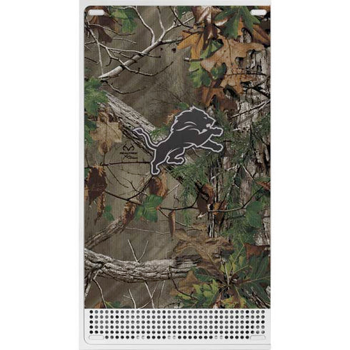NFL Detroit Lions Realtree Xtra Green Camo Xbox Series S Skins