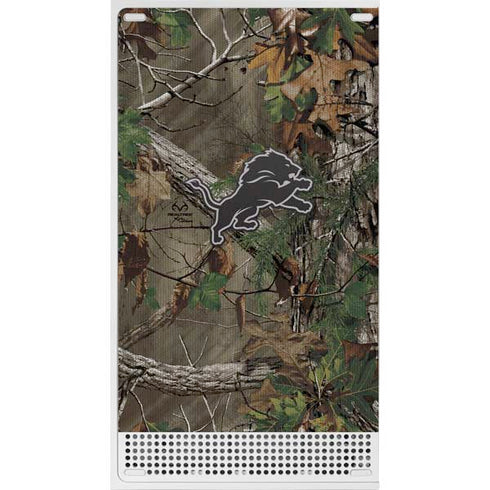 NFL Detroit Lions Realtree Xtra Green Camo Xbox Series S Console Skin