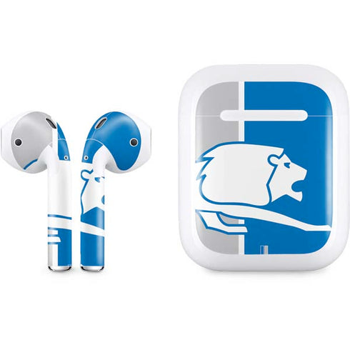 NFL Detroit Lions Retro Logo Apple AirPods Skin