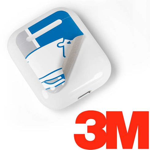 NFL Detroit Lions Retro Logo Apple AirPods Skin