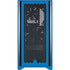 NFL Detroit Lions Retro Logo Corsair 4000D Tempered Glass Mid-Tower ATX Case Skin