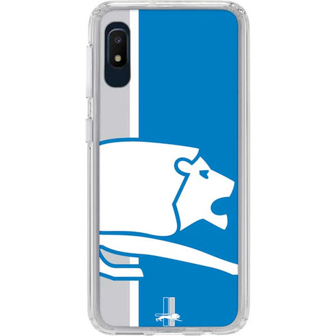 NFL Detroit Lions Retro Logo Galaxy A10e Clear Case