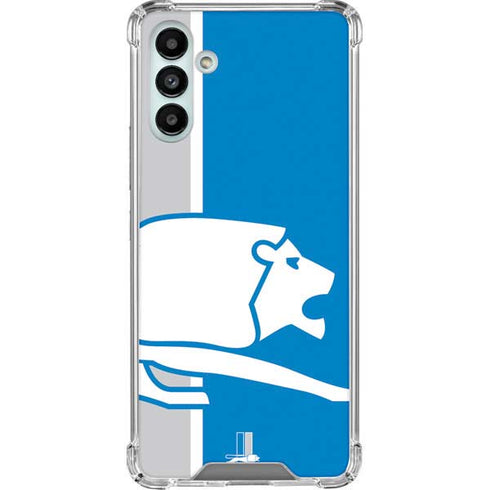 NFL Detroit Lions Retro Logo Galaxy A13 5G Clear Case