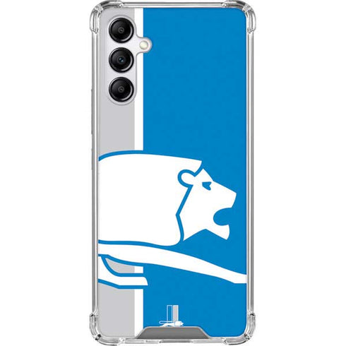 NFL Detroit Lions Retro Logo Galaxy A14 5G Clear Case