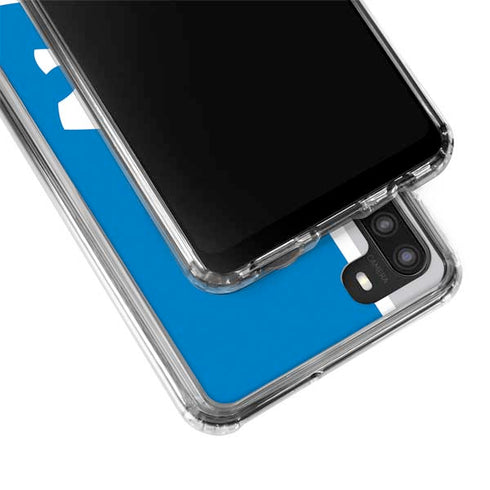 NFL Detroit Lions Retro Logo Galaxy A21 Clear Case