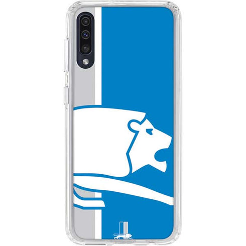 NFL Detroit Lions Retro Logo Galaxy A50 Clear Case