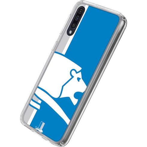 NFL Detroit Lions Retro Logo Galaxy A50 Clear Case