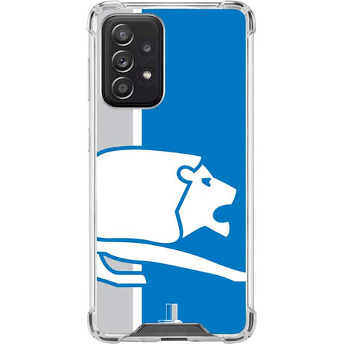 NFL Detroit Lions Retro Logo Galaxy A52 5G Clear Case