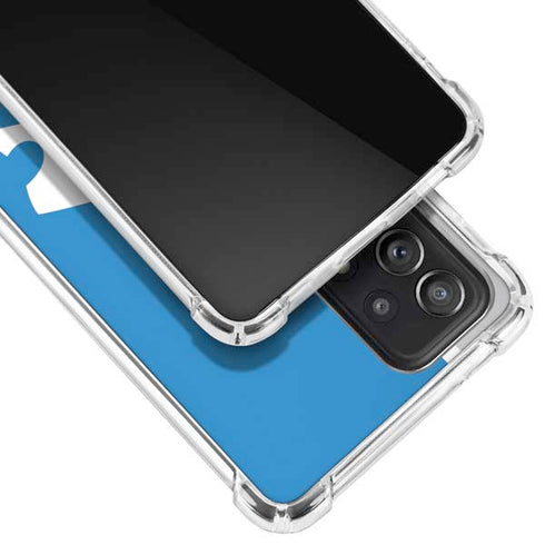 NFL Detroit Lions Retro Logo Galaxy A52 5G Clear Case