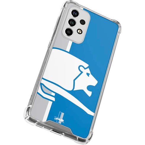 NFL Detroit Lions Retro Logo Galaxy A53 5G Clear Case