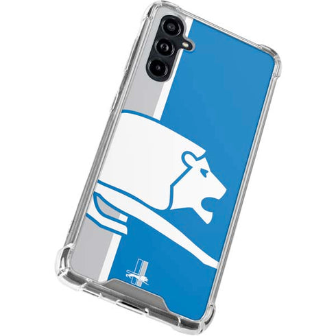NFL Detroit Lions Retro Logo Galaxy A54 5G Clear Case