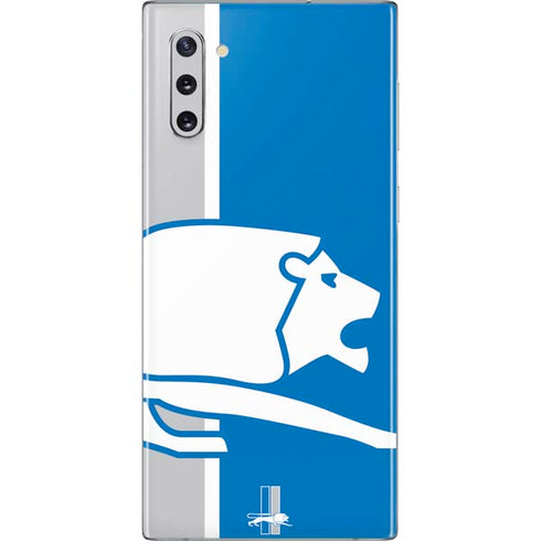 NFL Detroit Lions Retro Logo Galaxy Note 10 Skin
