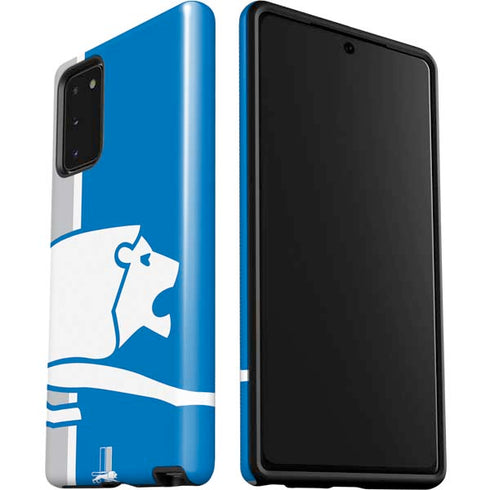 NFL Detroit Lions Retro Logo Galaxy Note20 5G Pro Case