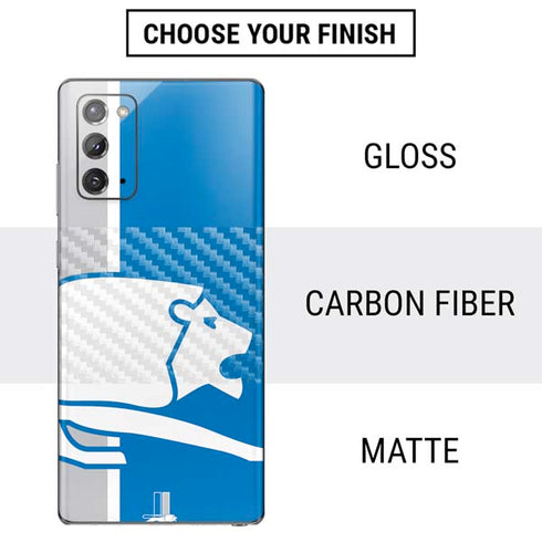 NFL Detroit Lions Retro Logo Galaxy Note20 5G Skin