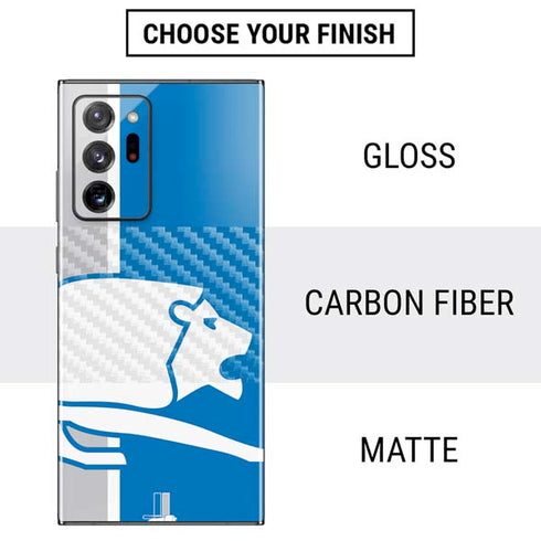 NFL Detroit Lions Retro Logo Galaxy Note20 Ultra 5G Skin