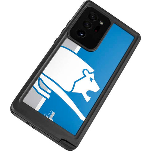 NFL Detroit Lions Retro Logo Galaxy Note20 Ultra 5G Waterproof Case
