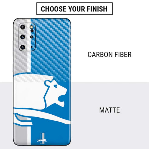 NFL Detroit Lions Retro Logo Galaxy S20 Plus Skin