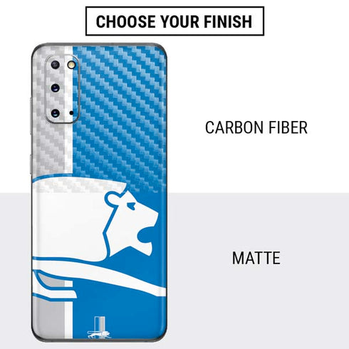 NFL Detroit Lions Retro Logo Galaxy S20 Skin