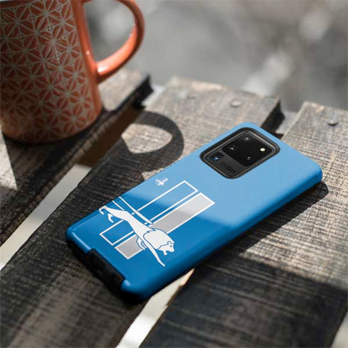 NFL Detroit Lions Retro Logo Galaxy S20 Ultra 5G Pro Case