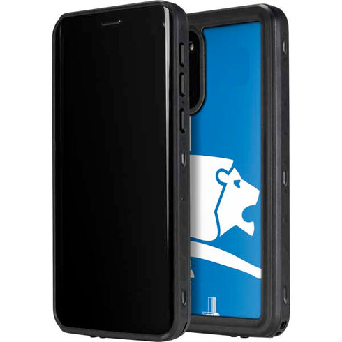 NFL Detroit Lions Retro Logo Galaxy S20 Waterproof Case