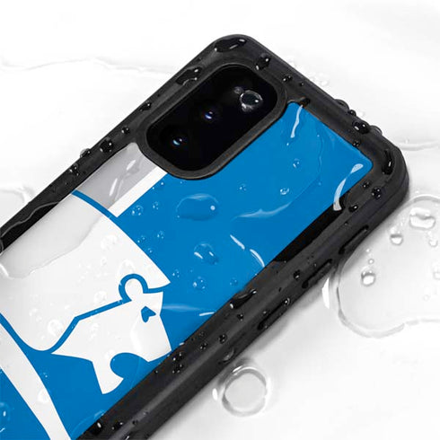 NFL Detroit Lions Retro Logo Galaxy S20 Waterproof Case