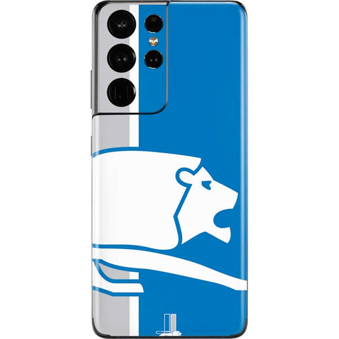 NFL Detroit Lions Retro Logo Galaxy S21 Ultra 5G Skin
