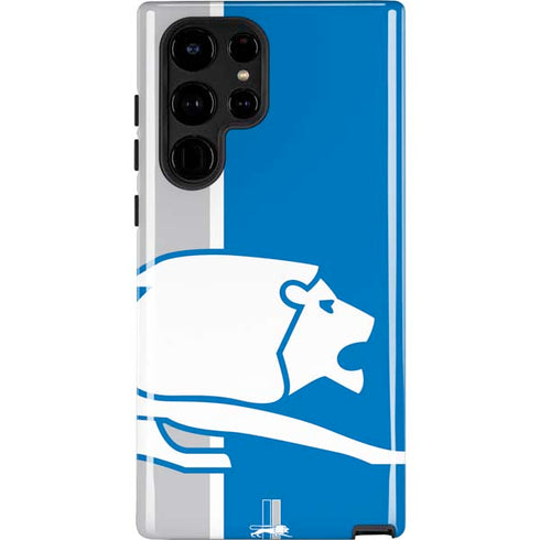 NFL Detroit Lions Retro Logo Galaxy S22 Ultra Pro Case
