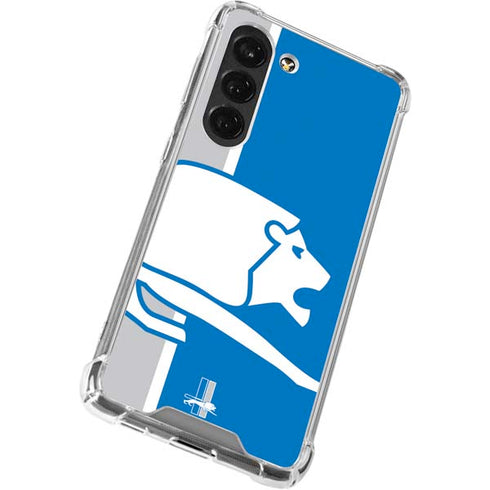 NFL Detroit Lions Retro Logo Galaxy S23 Clear Case