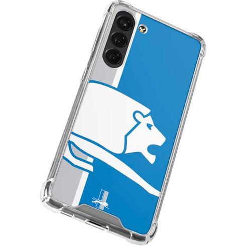 NFL Detroit Lions Retro Logo Galaxy S23 Plus Clear Case