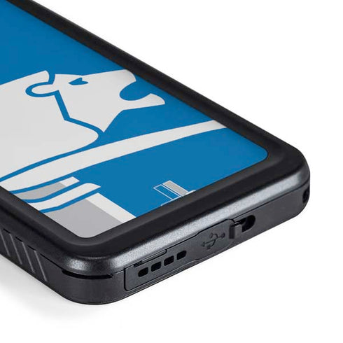 NFL Detroit Lions Retro Logo Galaxy S23 Plus Waterproof Case