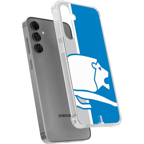 NFL Detroit Lions Retro Logo Galaxy S24 Plus Clear Case
