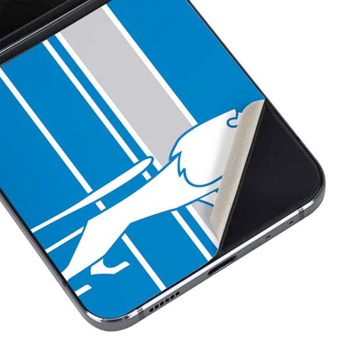 NFL Detroit Lions Retro Logo Galaxy Z Flip5 5G Skin