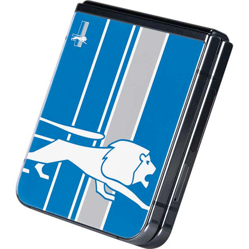 NFL Detroit Lions Retro Logo Galaxy Z Flip5 5G Skin