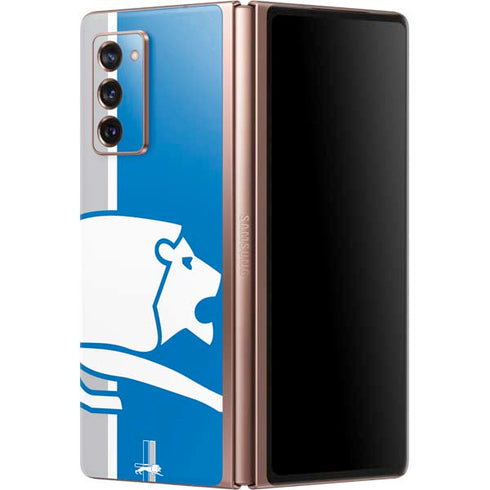 NFL Detroit Lions Retro Logo Galaxy Z Fold2 5G Skin