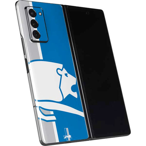NFL Detroit Lions Retro Logo Galaxy Z Fold2 5G Skin