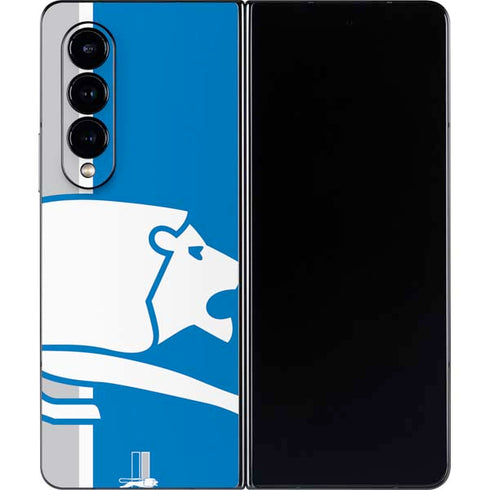 NFL Detroit Lions Retro Logo Galaxy Z Fold4 5G Skin