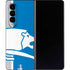 NFL Detroit Lions Retro Logo Galaxy Z Fold4 5G Skin