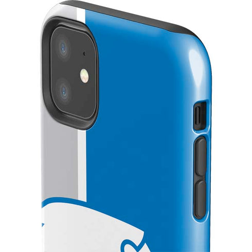 NFL Detroit Lions Retro Logo iPhone 11 Impact Case