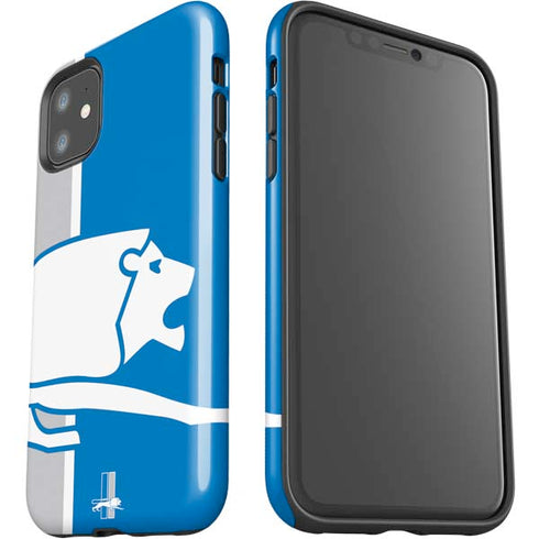 NFL Detroit Lions Retro Logo iPhone 11 Impact Case
