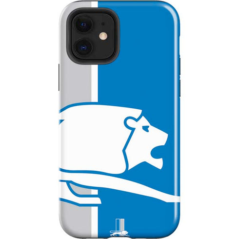 NFL Detroit Lions Retro Logo iPhone 12 Impact Case