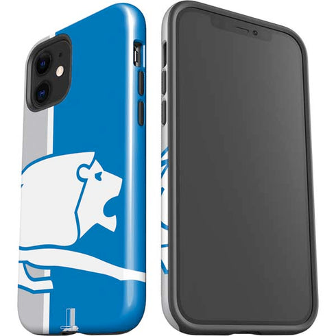 NFL Detroit Lions Retro Logo iPhone 12 Mini Impact Case