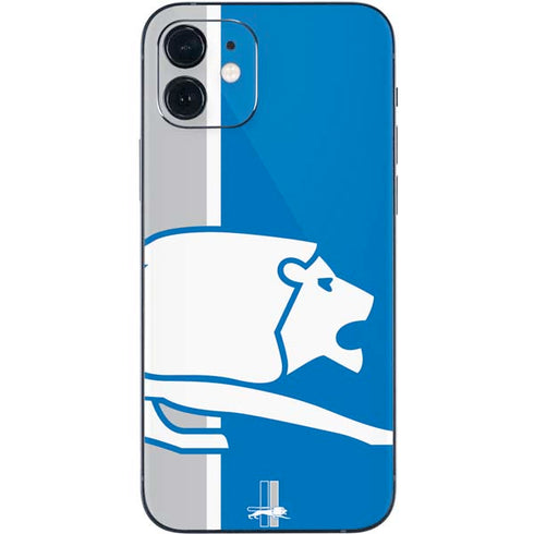 NFL Detroit Lions Retro Logo iPhone 12 Skin