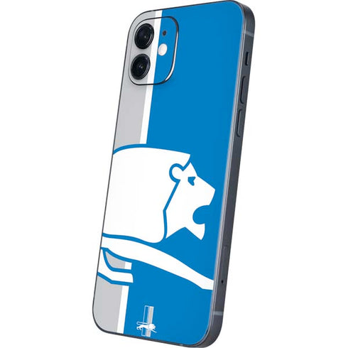 NFL Detroit Lions Retro Logo iPhone 12 Skin