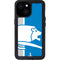NFL Detroit Lions Retro Logo iPhone 13 Mini Waterproof Case