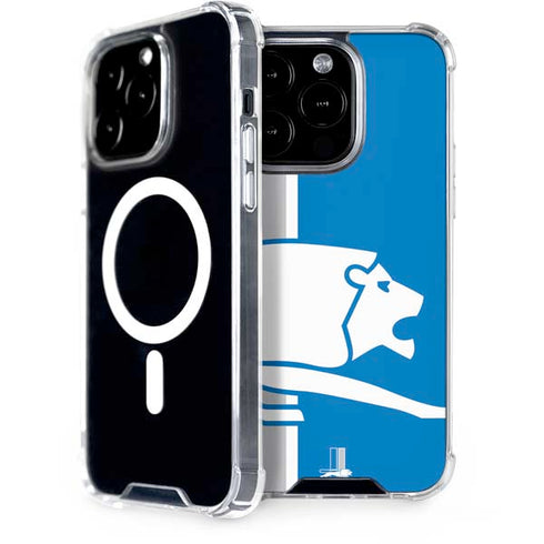 NFL Detroit Lions Retro Logo iPhone 14 Pro MagSafe Case