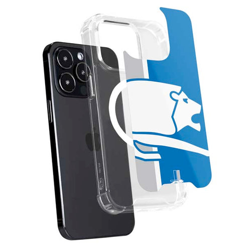 NFL Detroit Lions Retro Logo iPhone 15 Pro MagSafe Case
