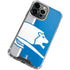 NFL Detroit Lions Retro Logo iPhone 15 Pro Max Clear Case