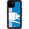 NFL Detroit Lions Retro Logo iPhone 15 Plus Waterproof Case