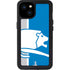 NFL Detroit Lions Retro Logo iPhone 15 Plus Waterproof Case