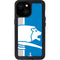 NFL Detroit Lions Retro Logo iPhone 15 Waterproof Case